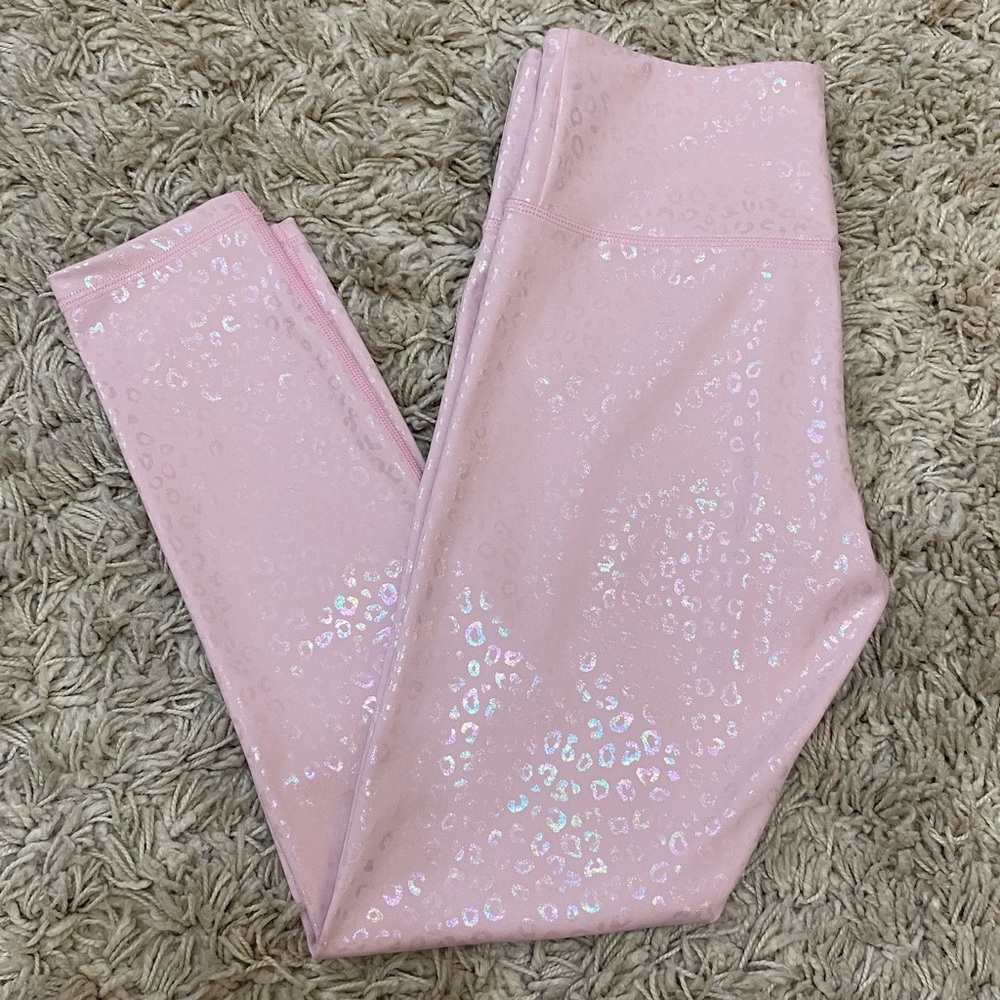 ZYIA ACTIVE Pink Leopard Unicorn Light n Tight Leggings